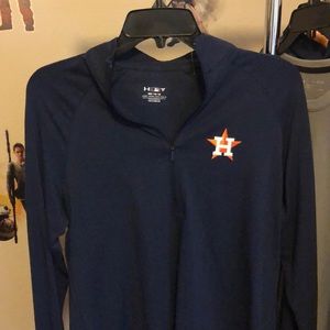 NWT Under Armour Houston Astros long sleeve blue